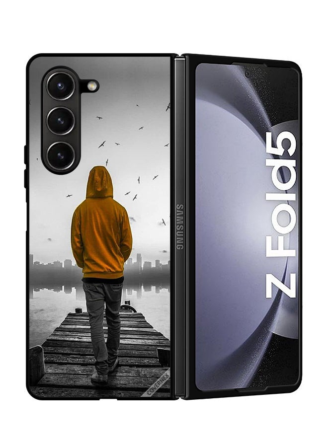 Covernex Protective Case Cover For Samsung Galaxy Z Fold 5 Sad Boy Walking - Image 1
