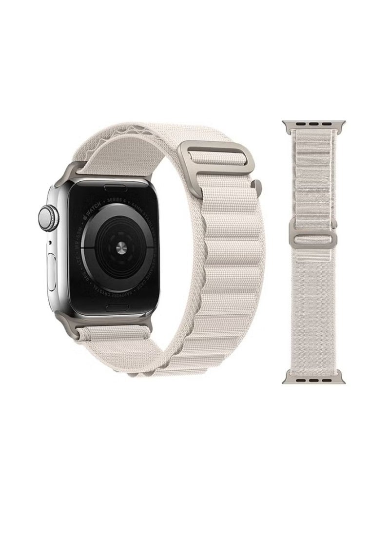vesus Alpine Loop Apple Watch Band Compatible with 42/44/45/49mm Sizes Stylish and Comfortable Design and Lightweight Polyester 