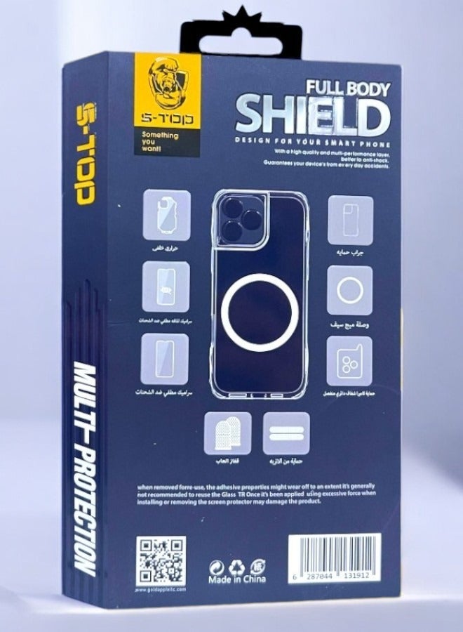 S-TOP Full protection package for iPhone 13 Pro Max, complete protection for your device against scratches and falls, original package - Image 2