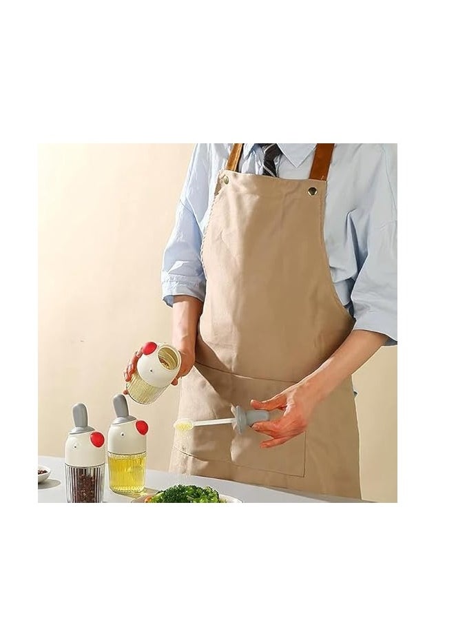 Spaceshoop - Seasoning Storage Container - 280ml Salt and Sugar Container Dustproof,Seasoning Containers Salt Container for Salt Honey Sugar Grains - Image 1