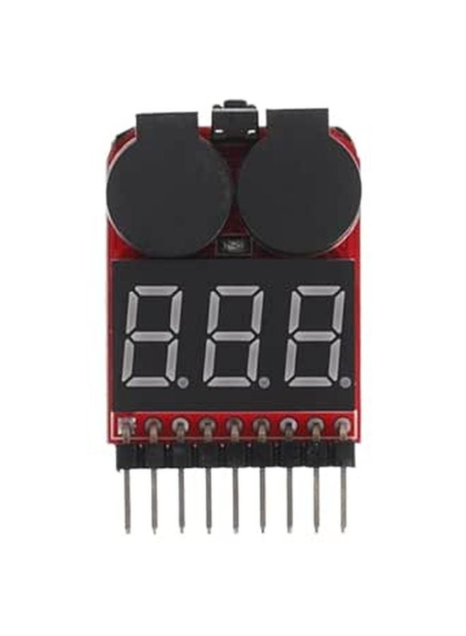 Lipo Battery Voltage Tester with Buzzer Alarm Low Voltage Alert for RC Models - Image 1