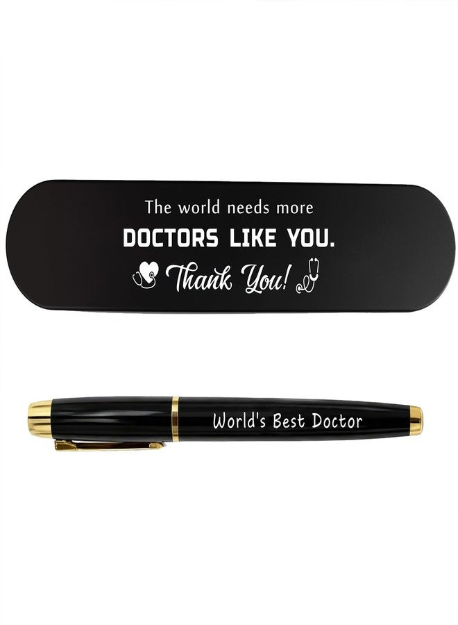 TANWIH Appreciation Gifts for Doctor - World’s Best Doctor Gel Pen Gift Set - Thank You Birthday Graduation Christmas Medical School Gift for Doctors - Image 1