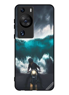 Covernex Protective Case Cover For Huawei P60 Pro Water Wave Art  - Image 1