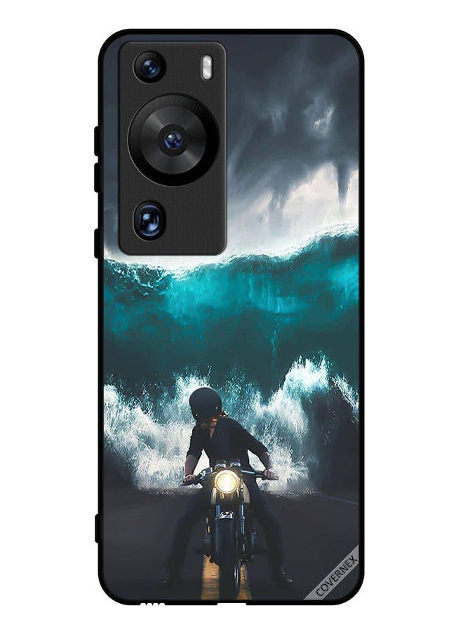 Covernex Protective Case Cover For Huawei P60 Pro Water Wave Art  - Image 1