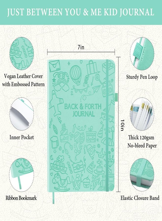 SIMSIMY Just Between You and Me Kid Journal - A Back & Forth Journal for Grown-Up & Kid / Parent & Child to Strengthen Bond, Build Communication, and Share Memories, Interactive Writing Prompts for Kids & - Image 2