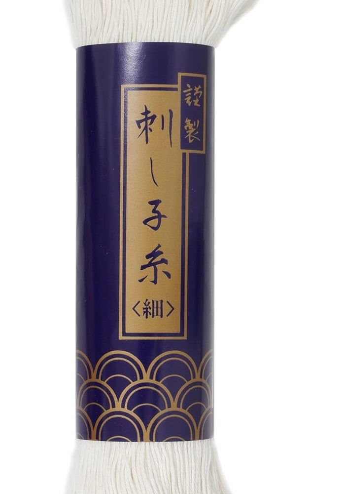 Daruma Yokota Sashiko Thread Thin - 170 Meters of Unbleached Cotton Thread from Japan - Image 1