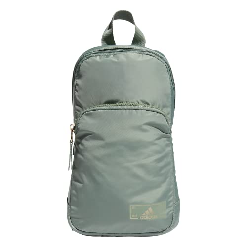 adidas Essentials Crossbody – Athletic Sling Bag with Phone Pocket, Silver Green/Gilver/2.0, One Size - Image 1