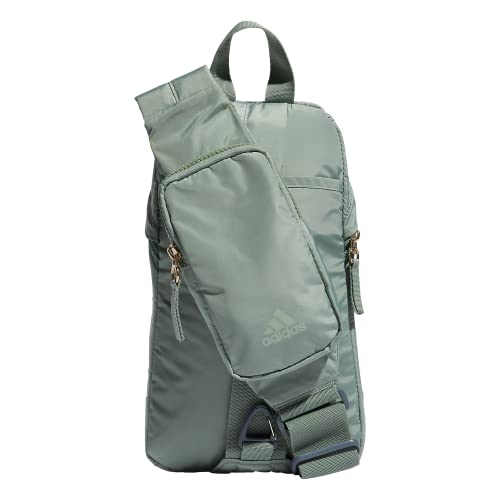 adidas Essentials Crossbody – Athletic Sling Bag with Phone Pocket, Silver Green/Gilver/2.0, One Size - Image 5