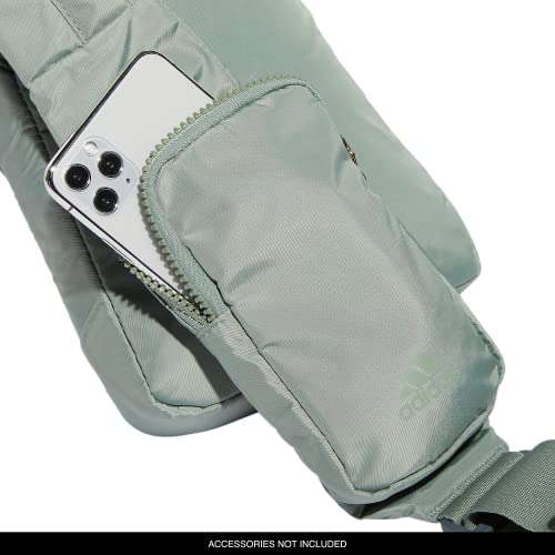 adidas Essentials Crossbody – Athletic Sling Bag with Phone Pocket, Silver Green/Gilver/2.0, One Size - Image 4
