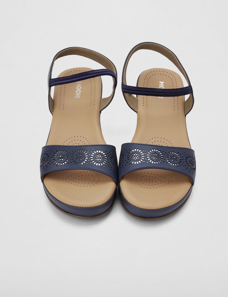 Mochi Women Blue Synthetic Sandals 3-UK (36 EU) (44-1481) - Image 4