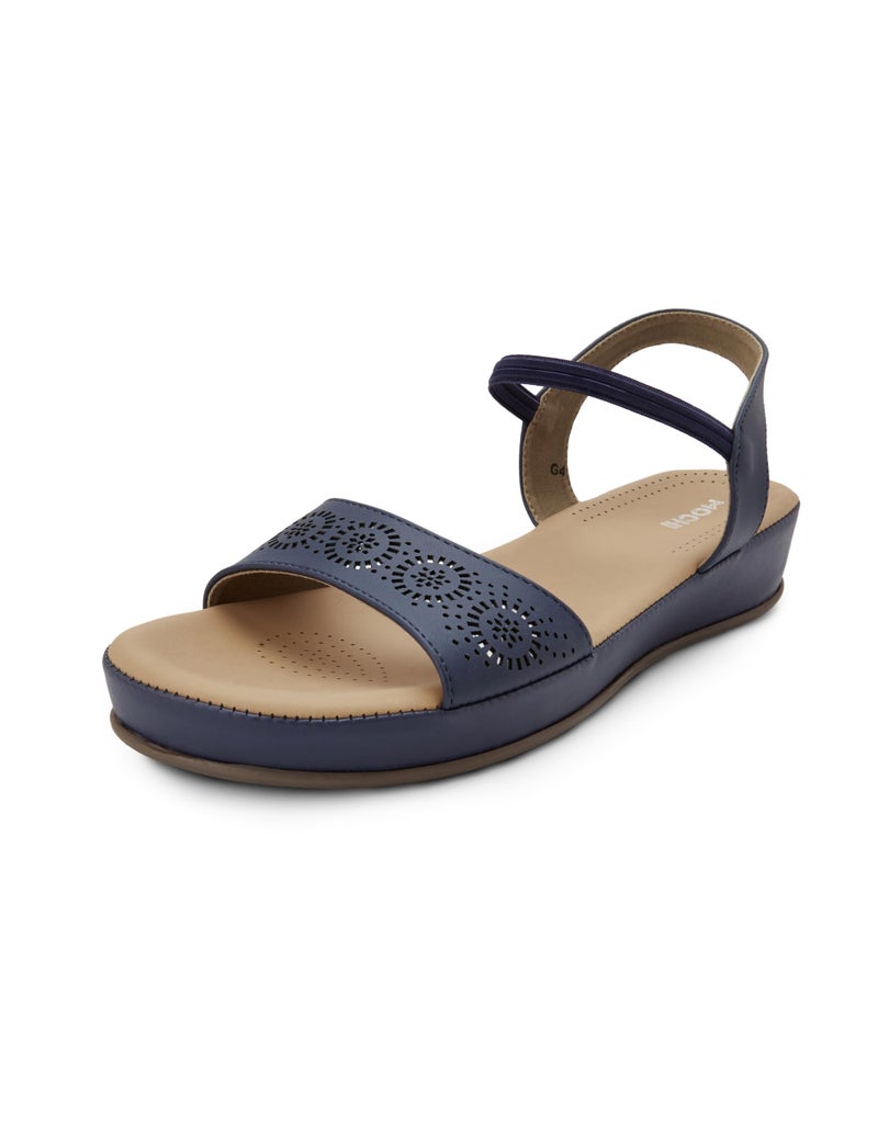 Mochi Women Blue Synthetic Sandals 3-UK (36 EU) (44-1481) - Image 1