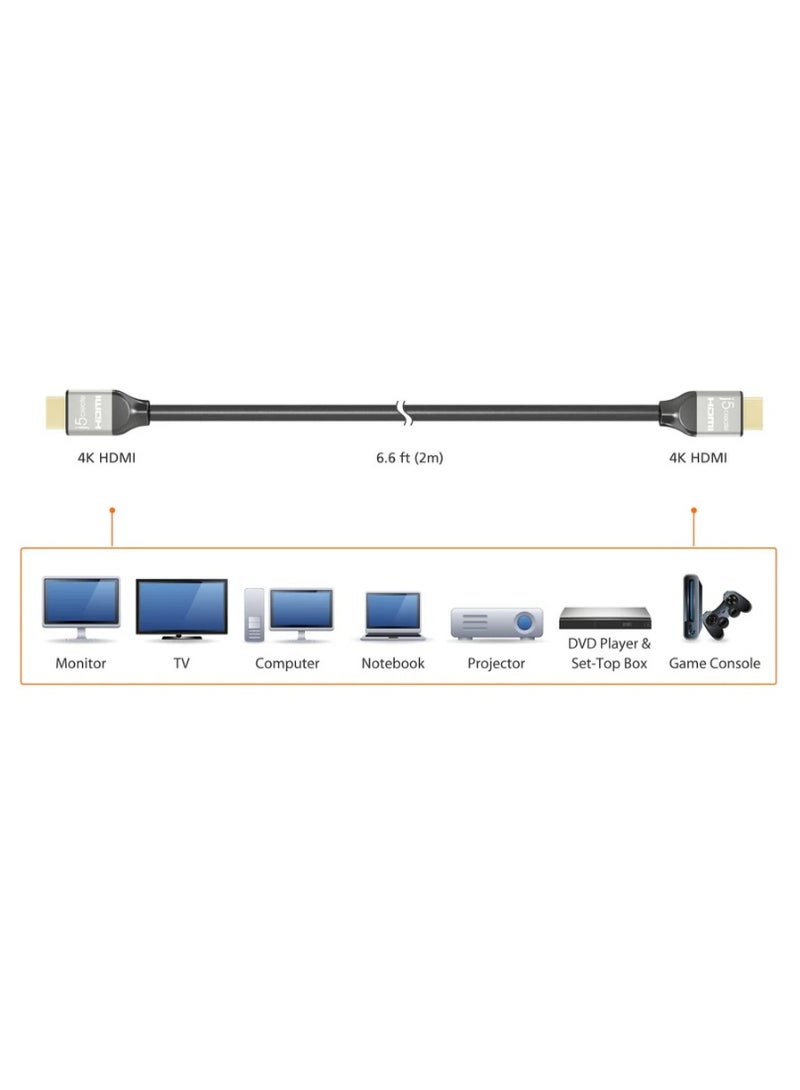 J5 Create Ultra HD 4K HDMI Cable - Image 5