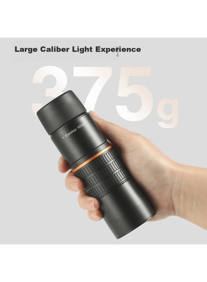 Eyeskey Xuntian 10x42 Apo Monocular Telescope High-power Hd Compact Portable Nitrogen-filled Waterproof For Concerts Sightseeing Birdwatching - Image 2