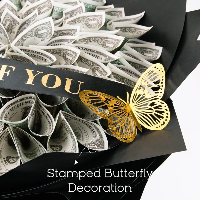 ORIENTAL CHERRY Graduation Gifts - 2026 DIY Money Bouquet for Her - Gift Ideas for Women Girl Boy Him Daughter Son - Bouquets Filled with Folded Bills for College Middle High School - Image 4