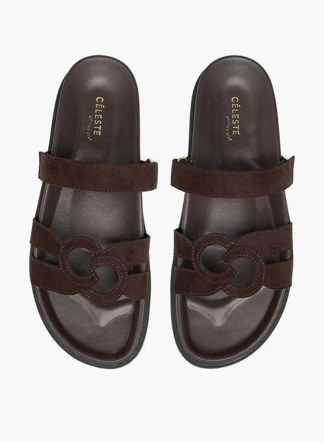 Women Suede Slip-On Sandals