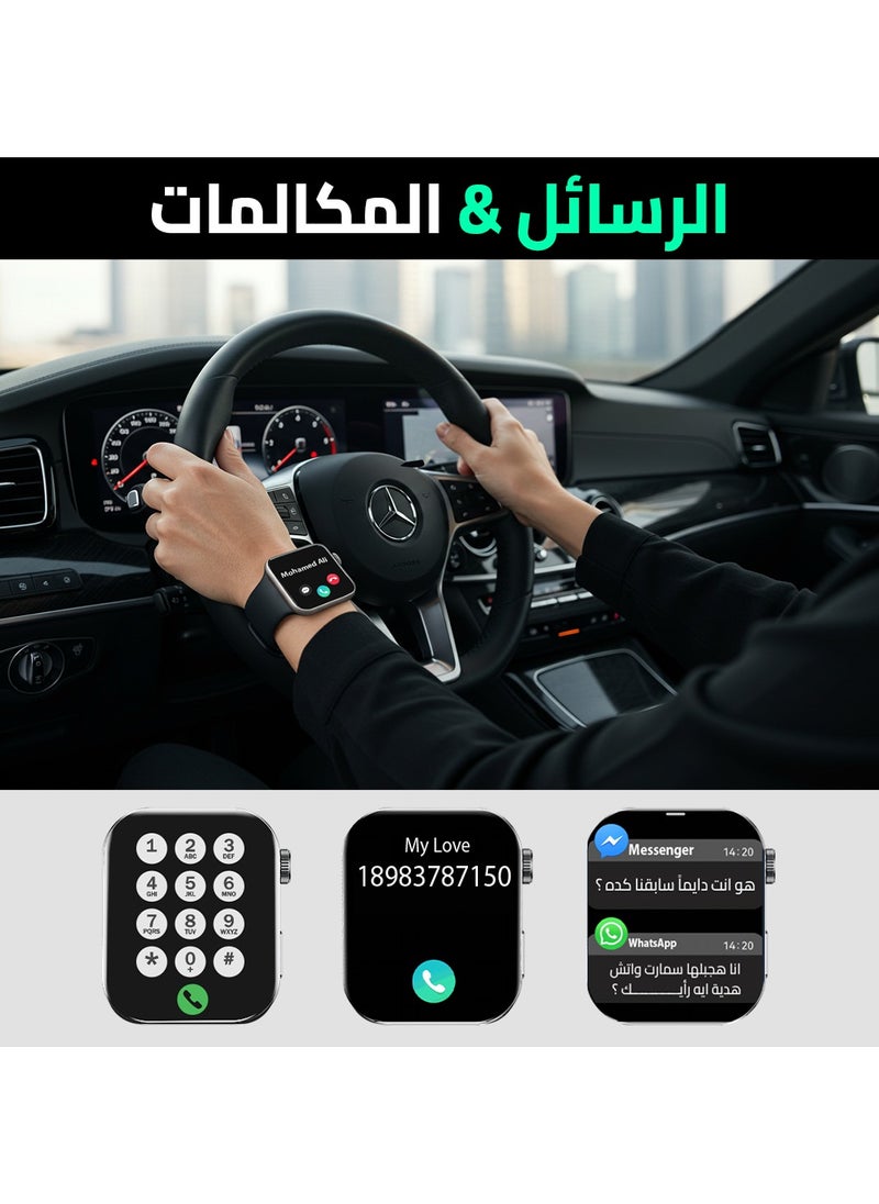 cardoo - Smart Watch X Apex – Smartwatch for Men and Women – 2.01” AMOLED Display, Heart Rate & SpO2 Monitor, Fitness Tracker with 100+ Sports Modes – Bluetooth Calling, AI Assistant, IP68 Waterproof – Compatible with iOS & Android - Image 1