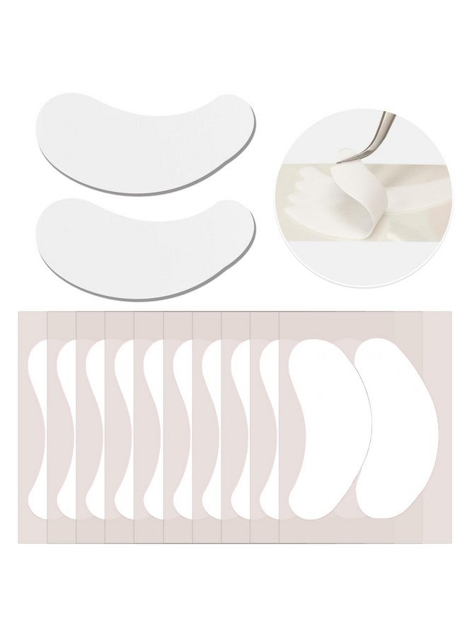 LLBA Biogel Eye Pads For Eyelash Extension Under Eye Pads Eyelash Extension Supplies Soft Sticky Pads For Sensitive Skin During Eyelash Perm Lamination Lash Extensions Remover (10 Pairs Style 1) - Image 1