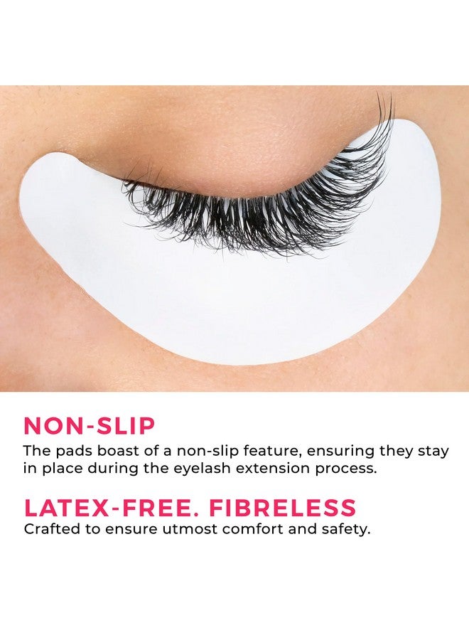 LLBA Biogel Eye Pads For Eyelash Extension Under Eye Pads Eyelash Extension Supplies Soft Sticky Pads For Sensitive Skin During Eyelash Perm Lamination Lash Extensions Remover (10 Pairs Style 1) - Image 3