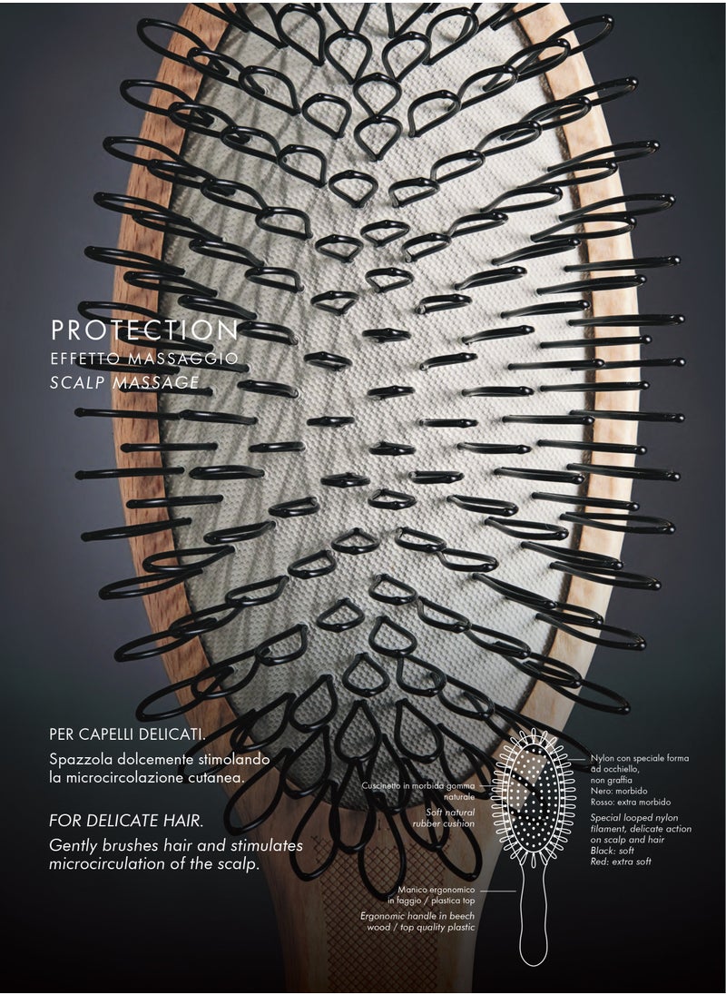 ACCA KAPPA - PROTECTION Hair Brush | 24.5 cm. - Image 1