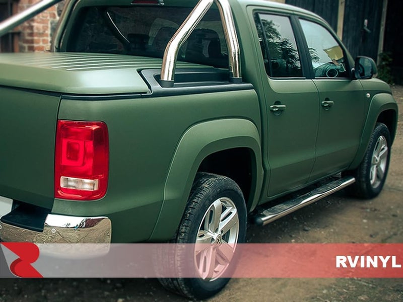 Rvinyl 3M 2080 سلسلة M26 ماتي أخضر عسكري - 5 قدم × 6 قدم - 30 قدم مربع - فيلم تغليف سيارات فينيل لامع مزدوج الصب - لفة صفائح مركبة خالية من الفقاعات سهل العناية اليومية - Image 3