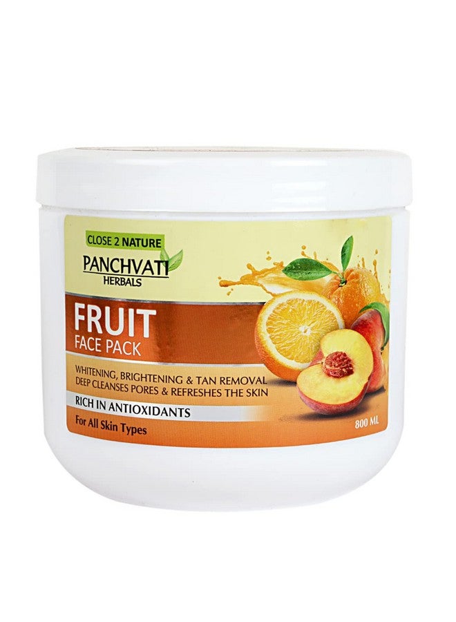 Panchvati Herbals Regular Fruit Face Pack | Restore Lost Shine & Glow Of Skin - 800 Ml - Image 1