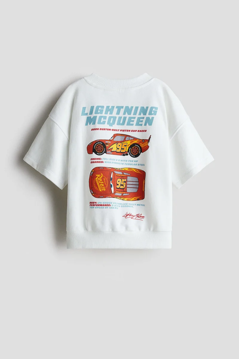 H&M 2-piece printed sweatshirt set