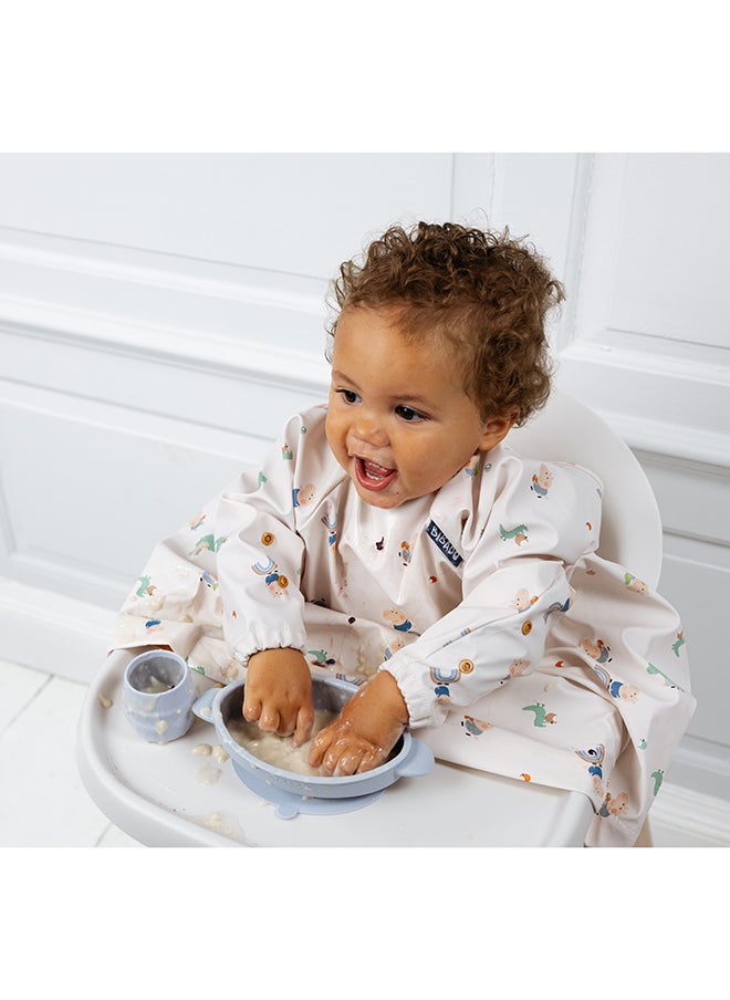 bibado - Silicone Suction Bowl, Helps Babies To Grips With Scooping And Independent Feeding Suitable For 6 Months To 3 Years - Fawn - Image 1