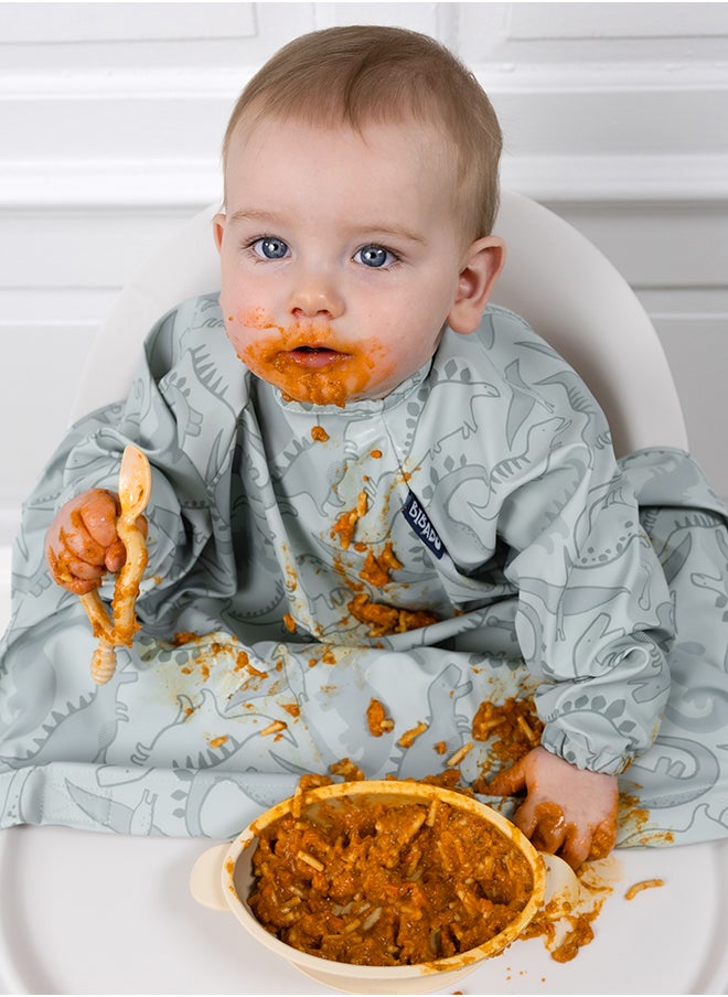 bibado - Silicone Suction Bowl, Helps Babies To Grips With Scooping And Independent Feeding Suitable For 6 Months To 3 Years - Fawn - Image 1