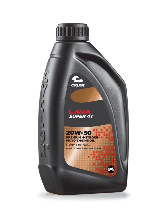 زيت موتوسيكل لافا سوبر 4T 20W50