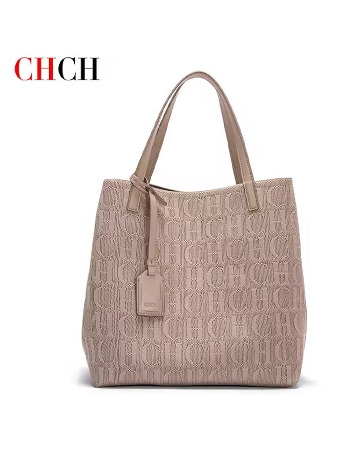 CH CH CHCH New Fashionable Design Women's Large-capacity Tote Bag - Image 1