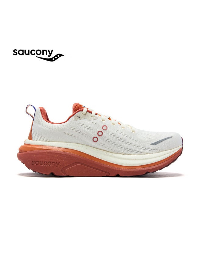 Saucony Hurricane 25 Stability Comfortable Uni Running Shoes Shock Absorption Beige Orange Size 40 - Image 1