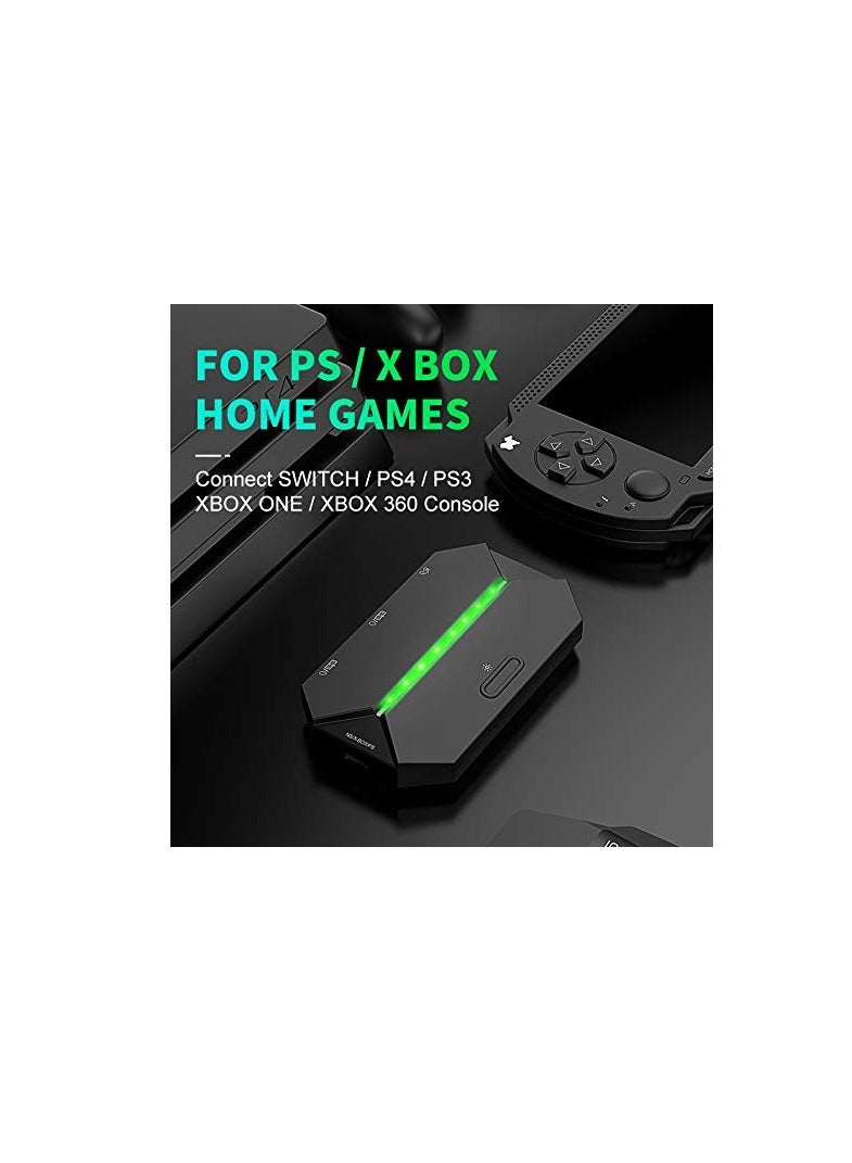 Excefore G6L RGB Backlit Gaming Controller Converter, TYPE-C USB Keyboard and Mouse LED Adapter for PS4, PS3, Xbox One, Xbox 360, Nintendo Switch (Black)  - Image 4