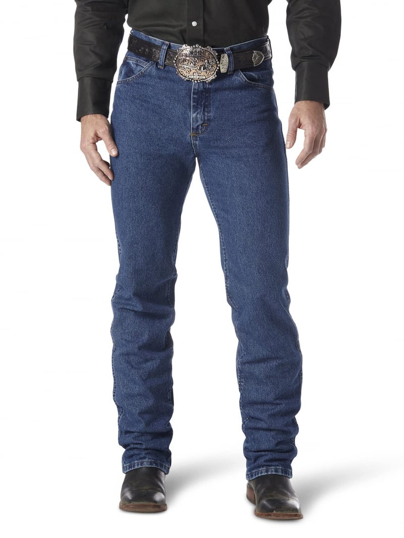 Wrangler Premium Performance Cowboy Cut Slim Fit Jean, Dark Stone, 32W x 34L - Image 4