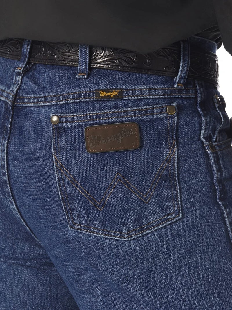 Wrangler Premium Performance Cowboy Cut Slim Fit Jean, Dark Stone, 32W x 34L - Image 3