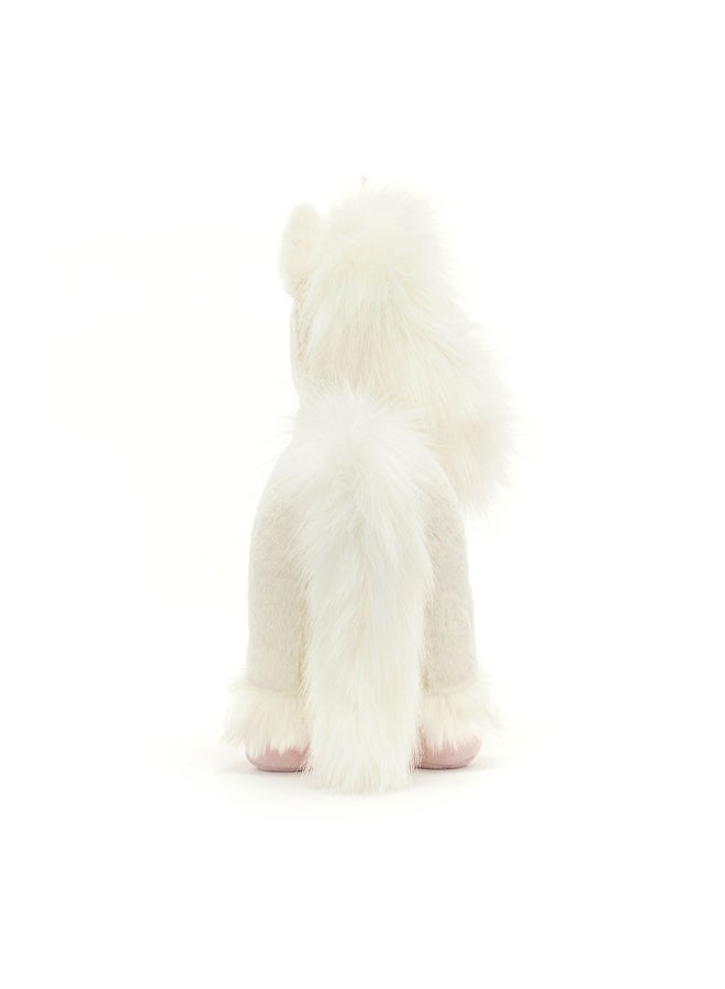 Jellycat دبدوب إيزادورا يونيكورن - لعبة محشوة ناعمة بأرجل كوردية، هدية عيد الحب لطيفة للأطفال والبالغين، مجموعة جليكات، 32 سم - Image 2