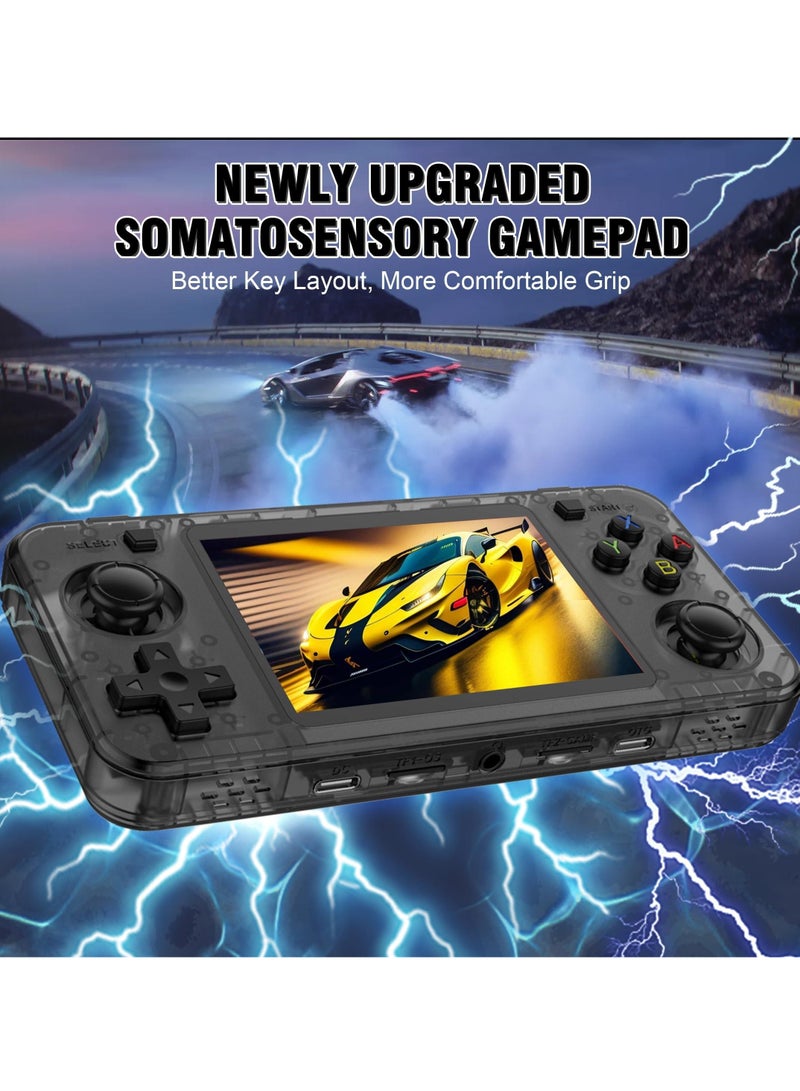 Joshberg R36H Retro Handheld Game Console, 3.5" IPS Screen Portable Video Game Console ,Built in 64G Card & 5500 Games,Open Source Linux System - Image 2