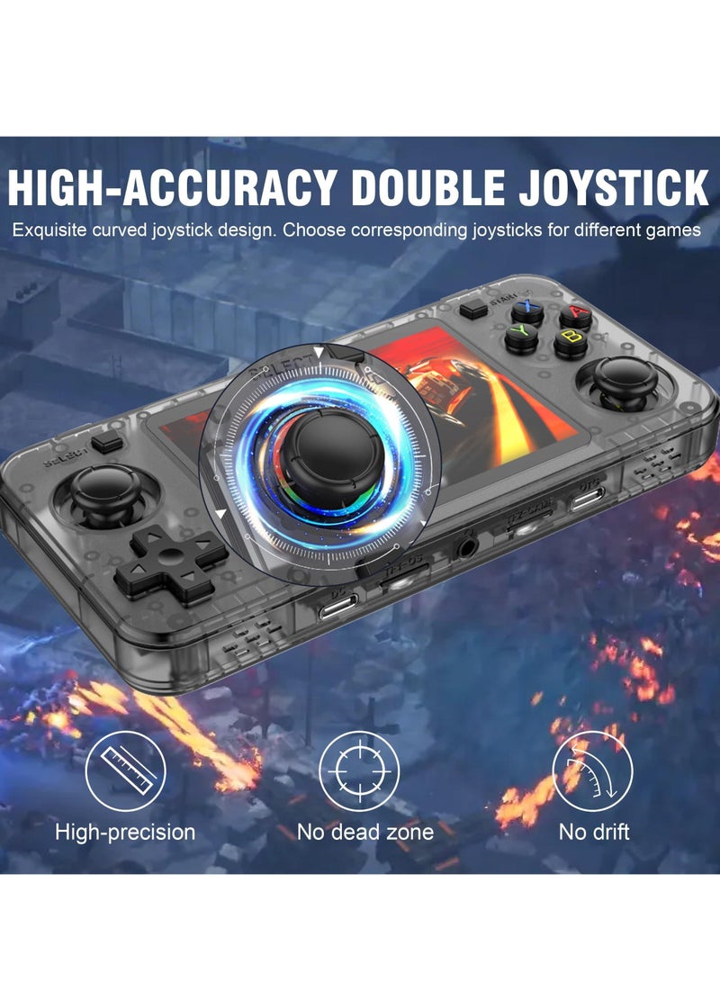 Joshberg R36H Retro Handheld Game Console, 3.5" IPS Screen Portable Video Game Console ,Built in 64G Card & 5500 Games,Open Source Linux System - Image 4