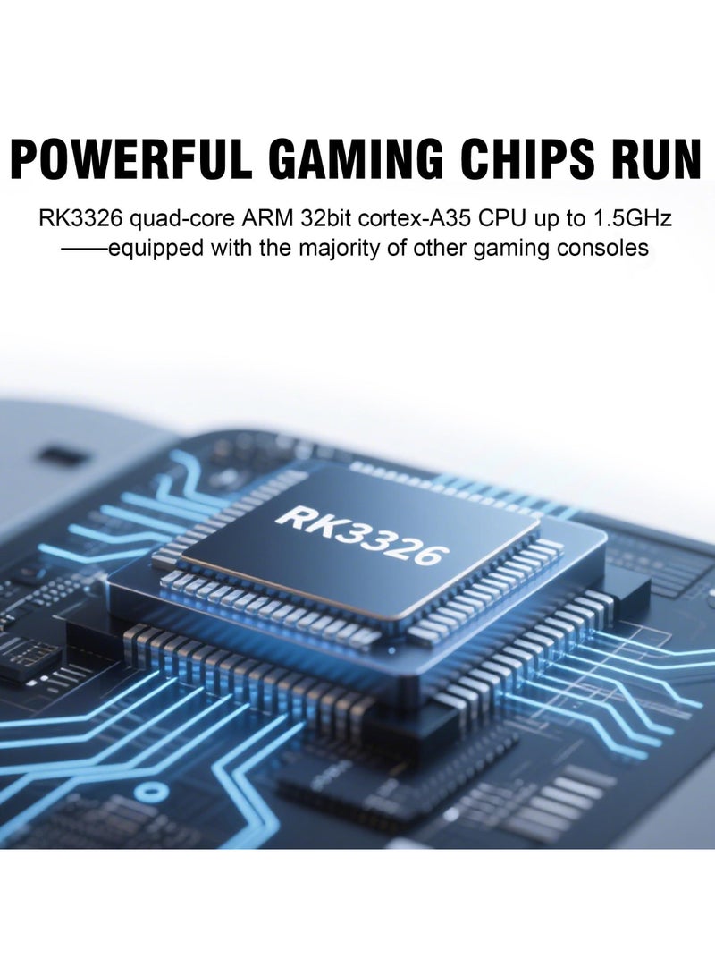 Joshberg R36H Retro Handheld Game Console, 3.5" IPS Screen Portable Video Game Console ,Built in 64G Card & 5500 Games,Open Source Linux System - Image 5