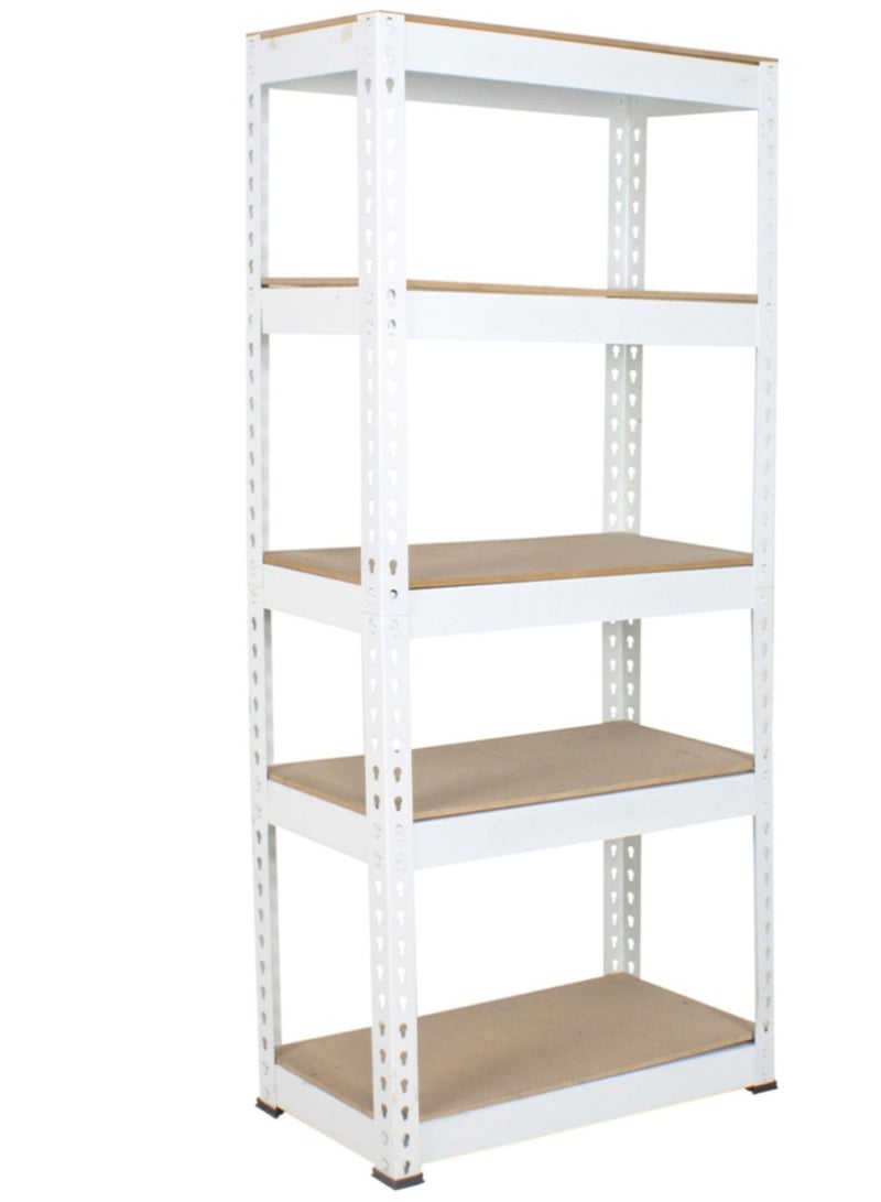 DubaiGallery 5-Tier Steel Shelving; 800 lb. Capacity per Shelf; Black storage organizer shelf shelves - Image 3