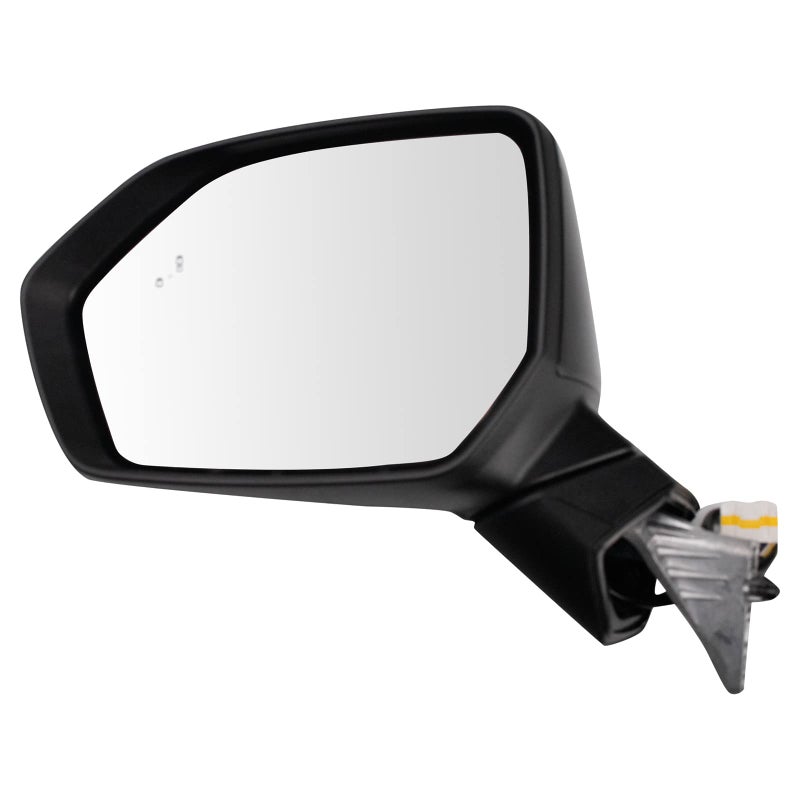 مرآة كهربائية مدفأة جانبية للسائق من TRQ بتصميم أسود ناعم متوافق مع هيونداي باليسايد 2020-2022 HY1320276