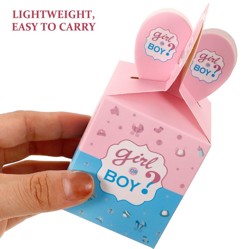 50 Pcs Gender Reveal Candy Boxes Paper Treat Holders Party Favor Wrapping Birthday - Image 5