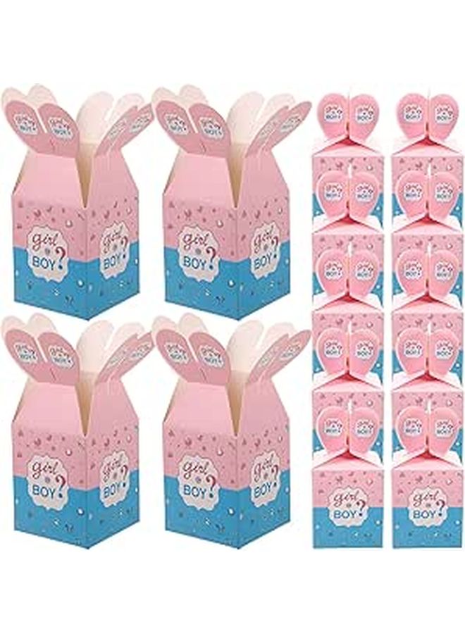 50 Pcs Gender Reveal Candy Boxes Paper Treat Holders Party Favor Wrapping Birthday - Image 1