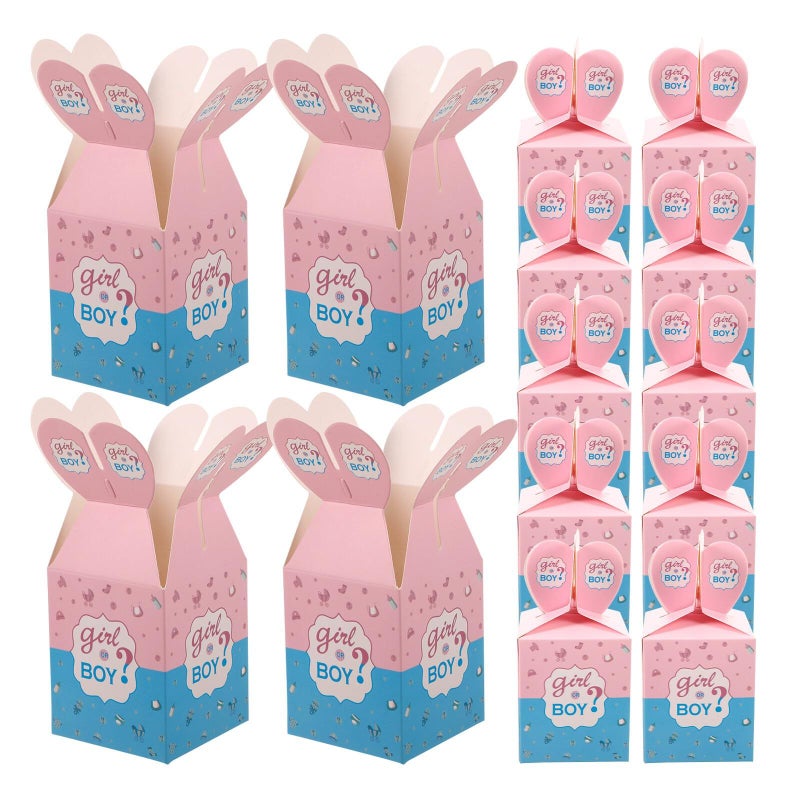 50 Pcs Gender Reveal Candy Boxes Paper Treat Holders Party Favor Wrapping Birthday - Image 2