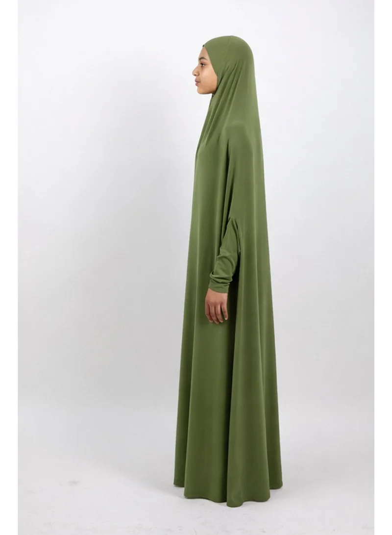جميلة ثوب صلاة "مريم للفتيات – زيتوني دافئ
