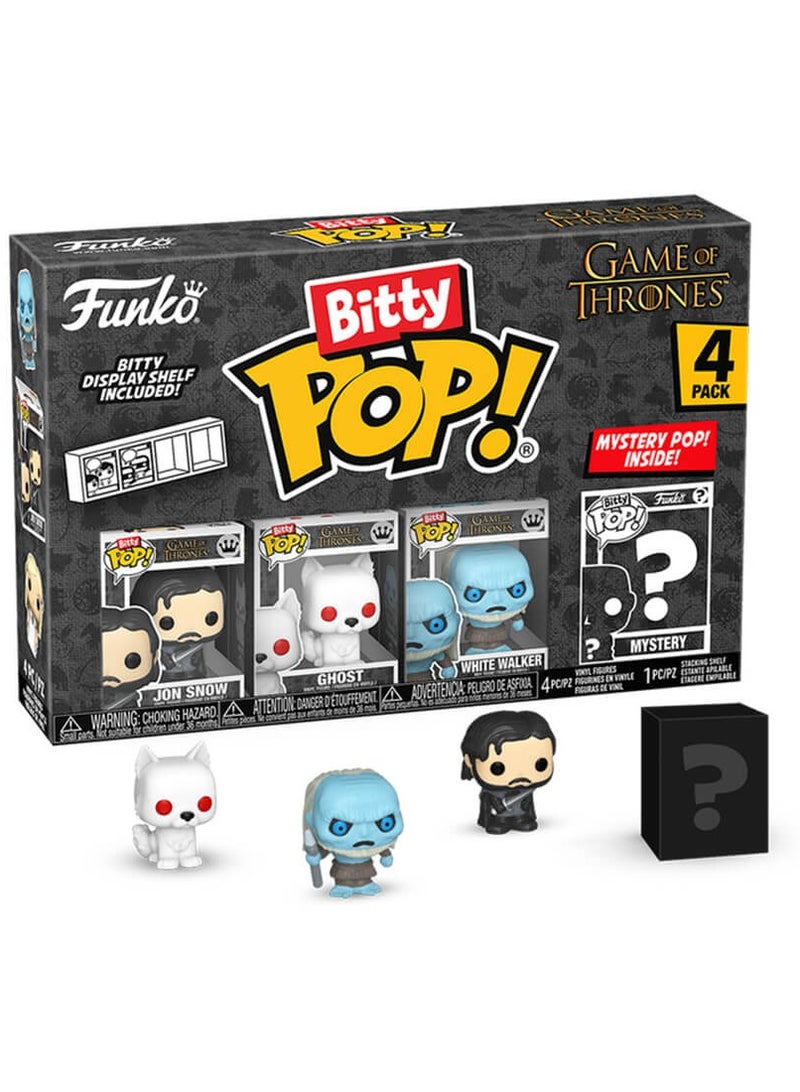 Funko Bitty Pop! Tv Series: Game of Thrones - John Snow 4-Pack - Image 1
