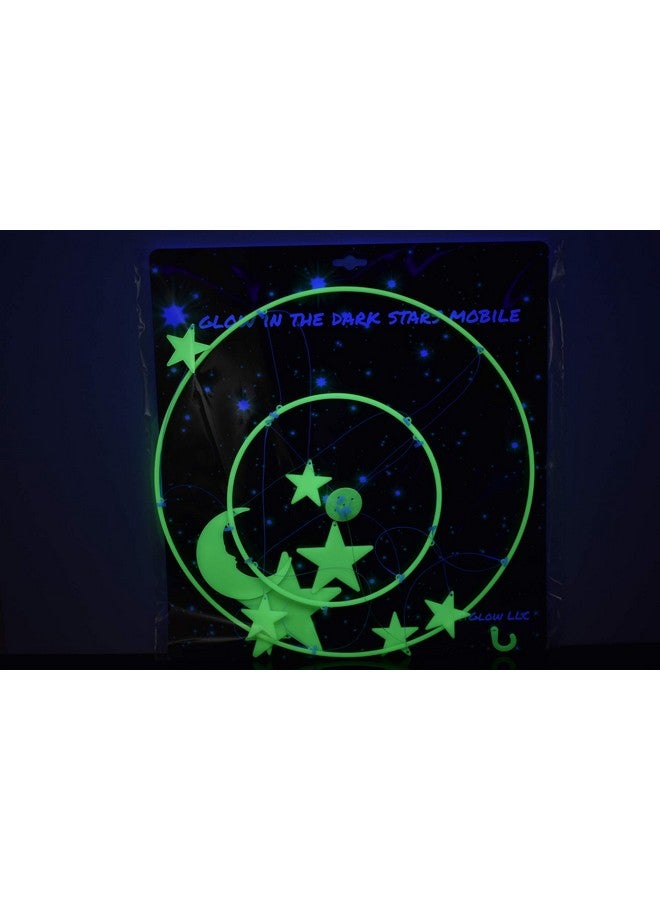 DirectGlow LLC 9 Piece Glow In The Dark Star Hanging Mobile - Image 5