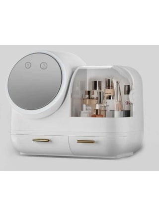 JJ Palace Makeup Organizers with 360 Degree Rotating LED Cosmetic Storage Box with Fan Dressing Table Display Box with Drawer - pzsku/ZF794A478FEE8679B1369Z/45/_/1742925890/2c8b3b75-7c1f-4a3c-bc4c-b0b067202ab2