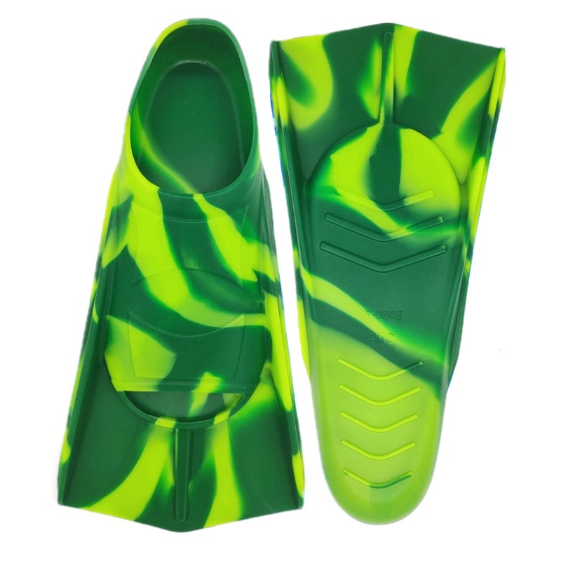 Gugmoy Kids Swim Fins,Comfortable Silicone Flippers for Swimming and Diving,Size Suitable Beginners Kids Girls Boys Adults (Medium, DreamForest) - Image 2