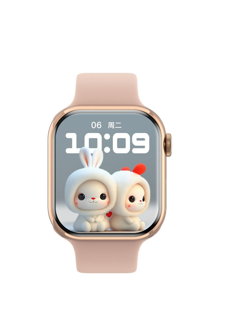 GULFLINK - Smart Watch for Android and iOS Phones Compatible with Apple iPhone, Samsung Pink - Image 1