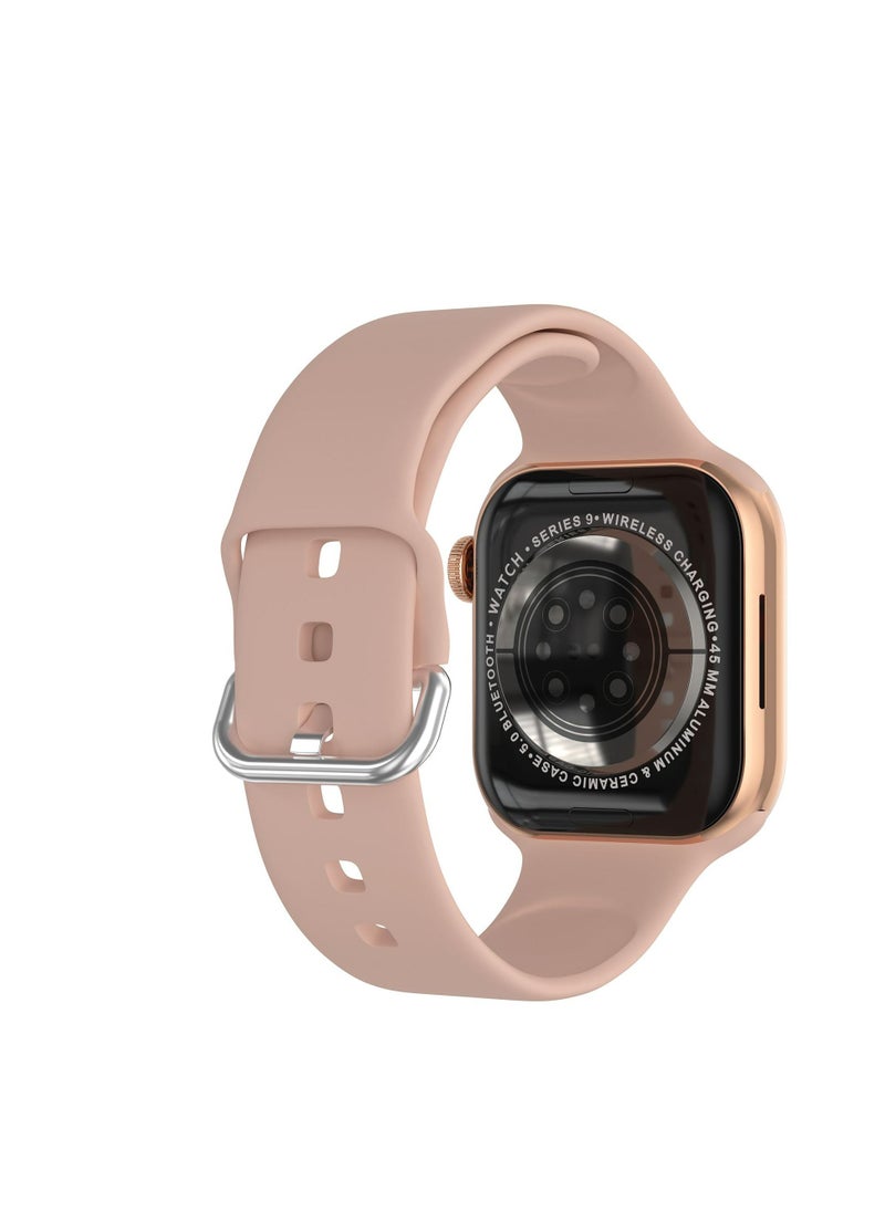 GULFLINK - Smart Watch for Android and iOS Phones Compatible with Apple iPhone, Samsung Pink - Image 1